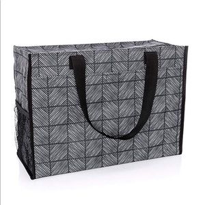 Thirty One Deluxe Organizing Utility Tote Zip Top